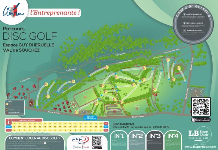 Parcours de disc golf Val-de-Souchez